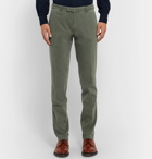 Boglioli - Grey-Green Slim-Fit Cotton-Blend Gabardine Suit Trousers - Green