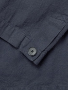 Folk - Lunar Linen and Cotton-Blend Blazer - Blue