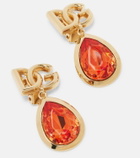 Dolce&Gabbana DG embellished clip-on earrings