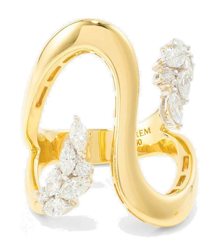 Photo: Yeprem Golden Strada 18kt gold ring with diamonds