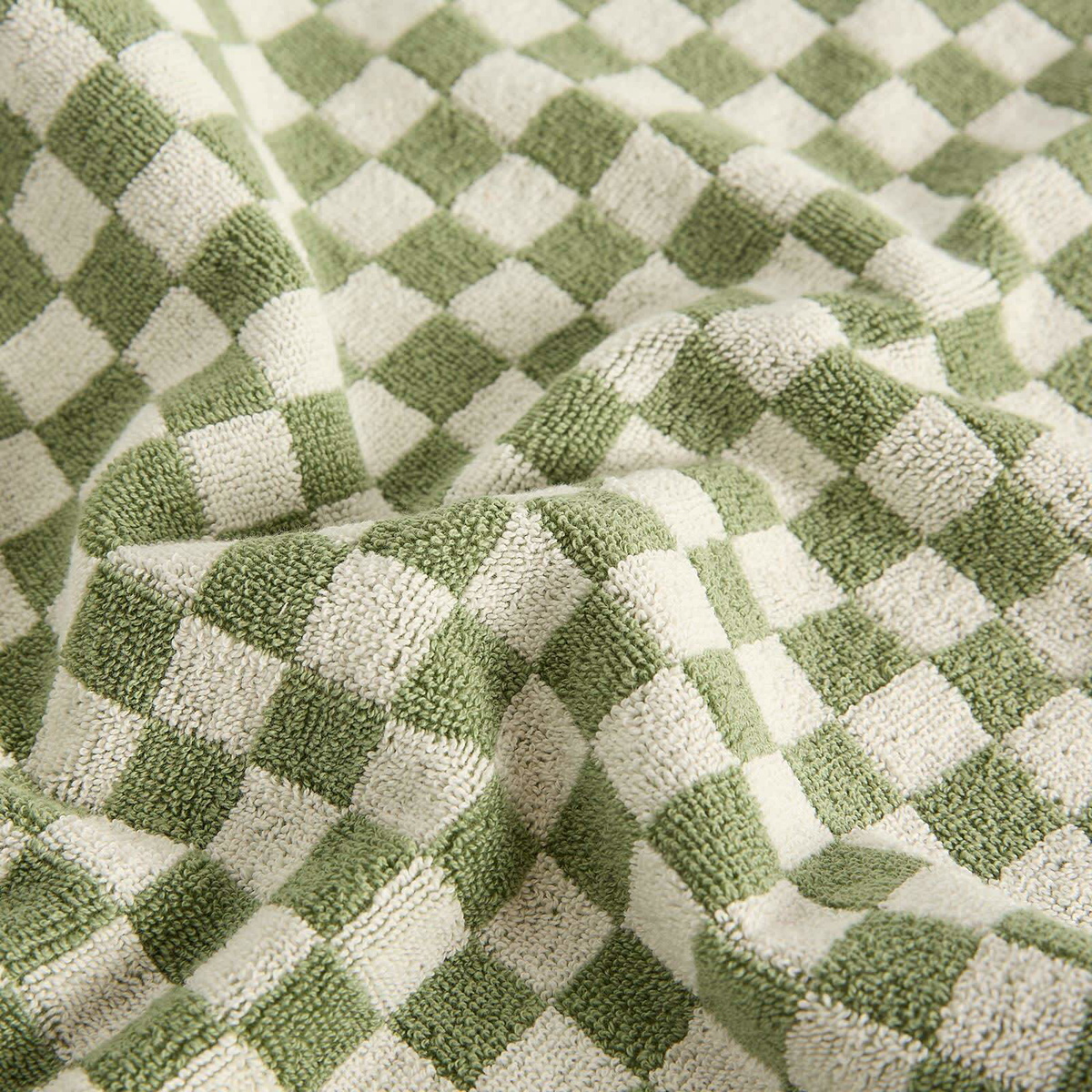 Baina Josephine Hand Towel in Sage/Chalk 