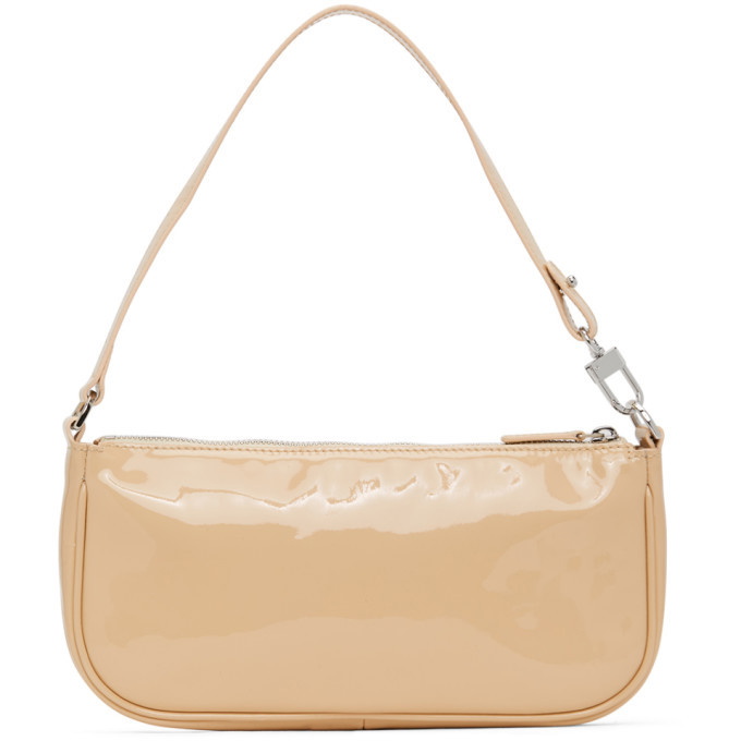 Rachel leather handbag By Far Brown in Leather - 26696441