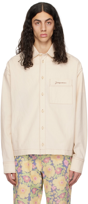 Photo: Jacquemus Off-White Le Papier 'La Chemise Papier' Shirt