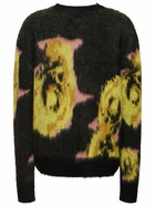 MSGM Macro Pixel Brushed Knit Sweater