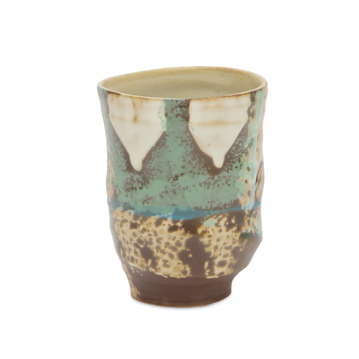 HKliving Artist Ceramics Coffee Mugs - Set of 4 in Multi 