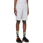 Off-White Grey Airport Tape Shorts