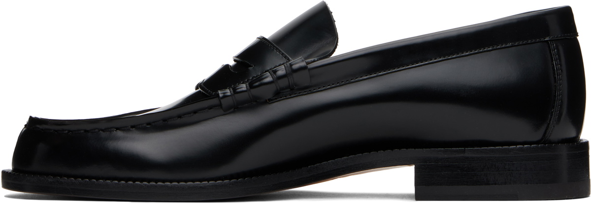 Common Projects Black Polished Leather Loafers