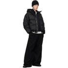 AAPE by A Bathing Ape Black 'AAPENOW' Moonface Down Jacket