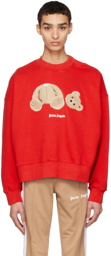 Palm Angels Red Bear Sweatshirt