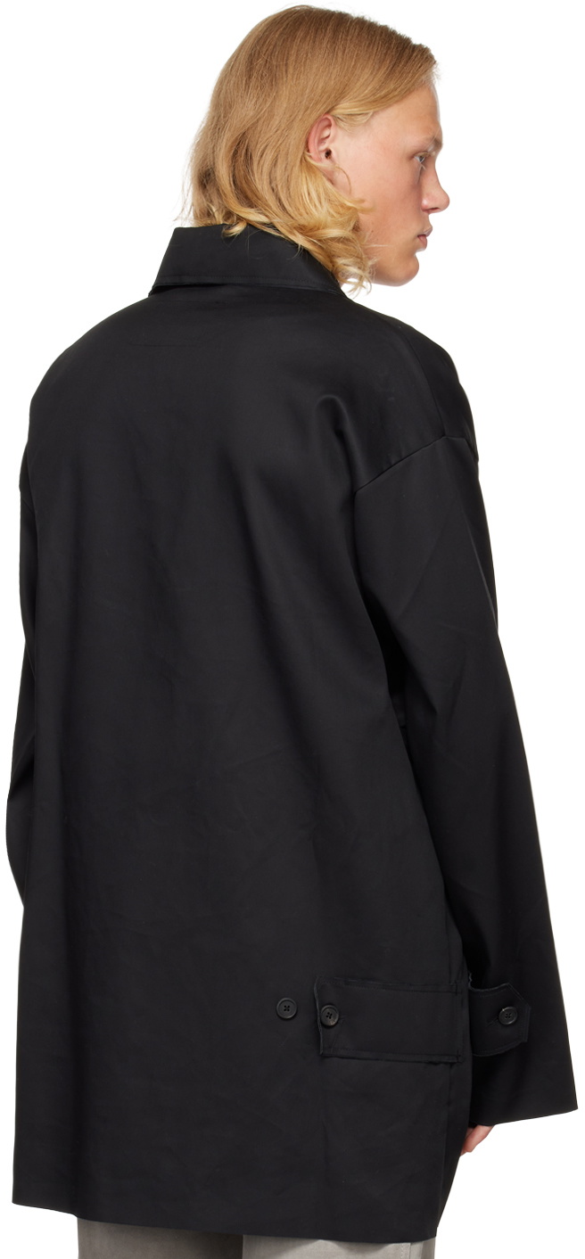 Camiel Fortgens Black Mackintosh Jacket Camiel Fortgens