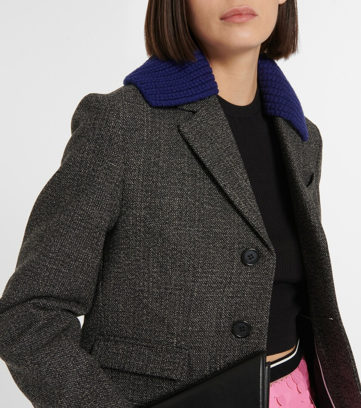 Plan C - Wool and cotton blazer