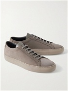 Common Projects - Original Achilles Nubuck and Leather Sneakers - Gray