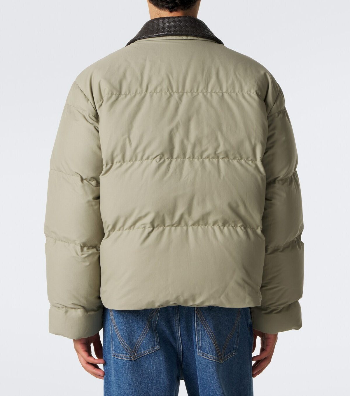 Bottega Veneta Intrecciato cotton-blend down jacket