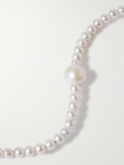 POLITE WORLDWIDE® - Dreamy Sterling Silver, Pearl and Enamel Necklace