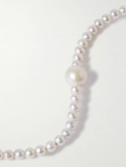 POLITE WORLDWIDE® - Dreamy Sterling Silver, Pearl and Enamel Necklace
