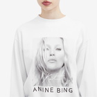 Anine Bing Women's Ramona Kate Moss Sweatshirt in White