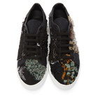 By Walid Black Beaded Sneakers