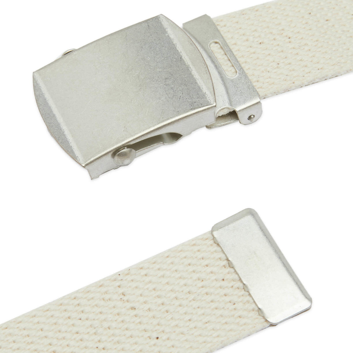The Real McCoy's Men's The Real McCoys Trouser Uniform Belt in White