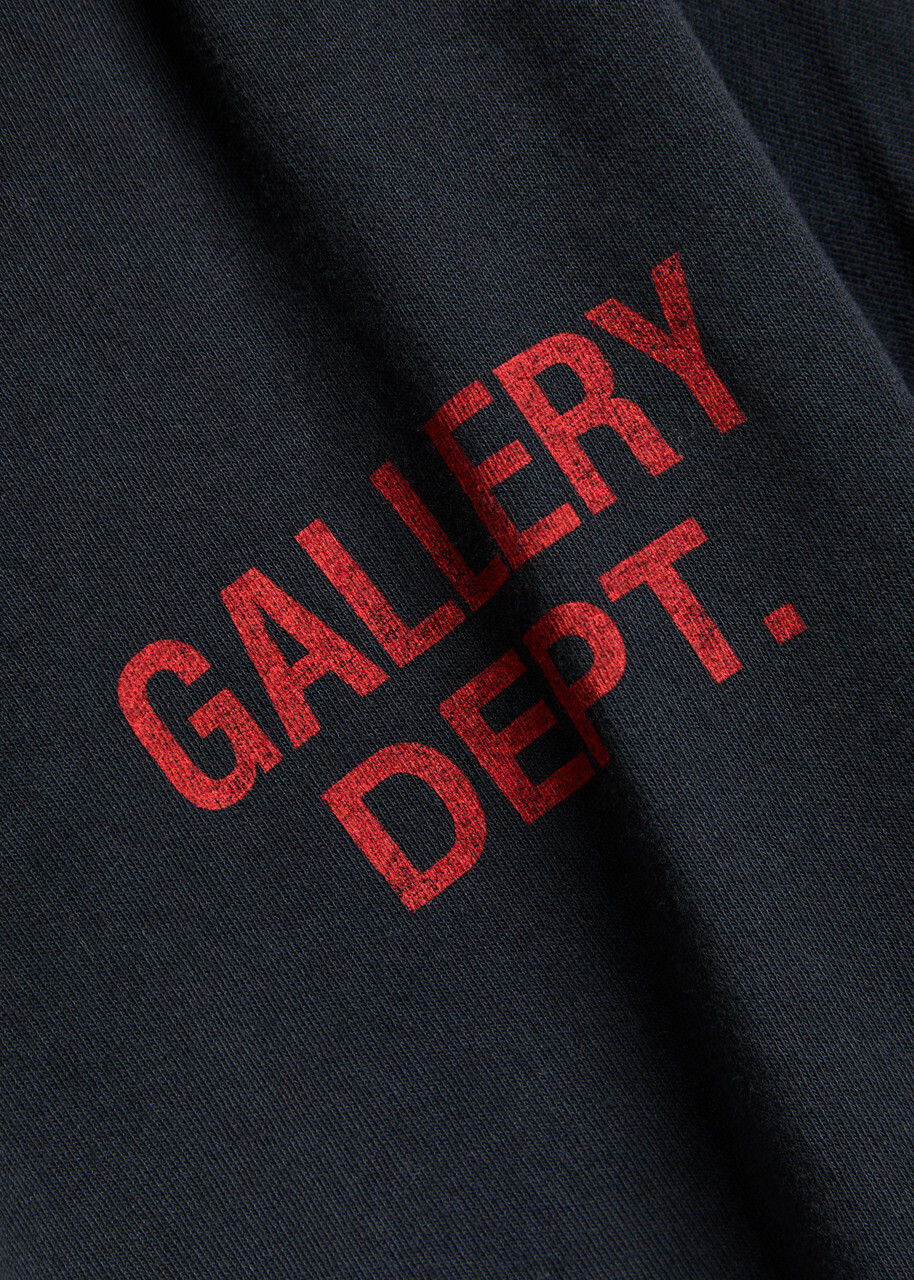 Gallery Dept. Logo-print Cotton T-shirt Black