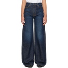 KHAITE Indigo Dane Stretch Jeans