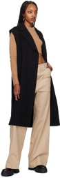 S Max Mara Black Celtico Vest