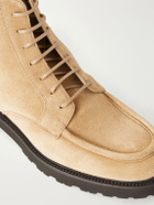 Canali - Suede Lace-Up Boots - Neutrals