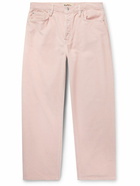 Stussy - Big Ol' Straight-Leg Cotton-Corduroy Trousers - Pink