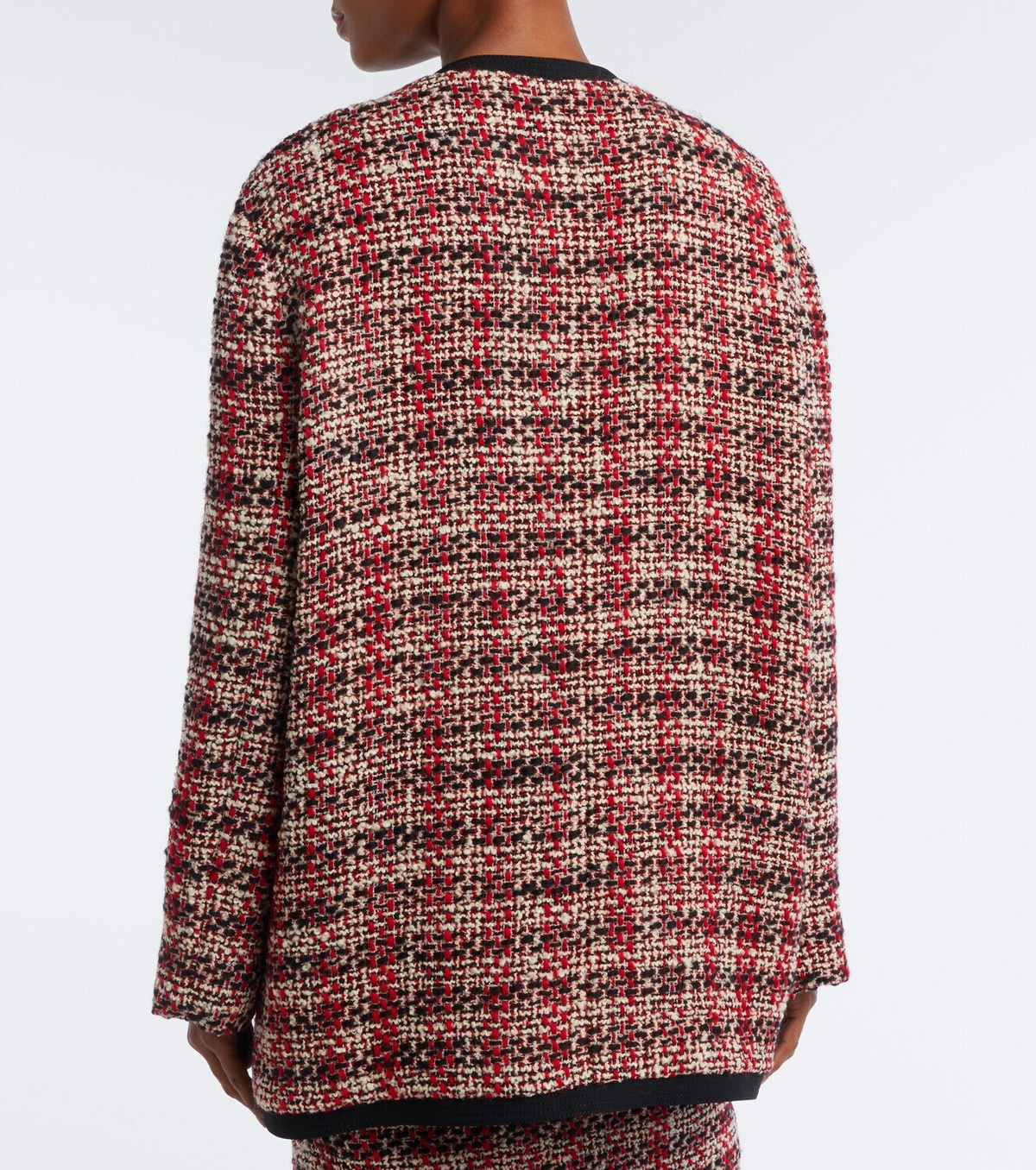 Versace Medusa wool-blend tweed jacket