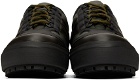 Dries Van Noten Green & Black Nylon Padded Low-Top Sneakers