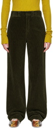 Rier Green Corduroy Trousers