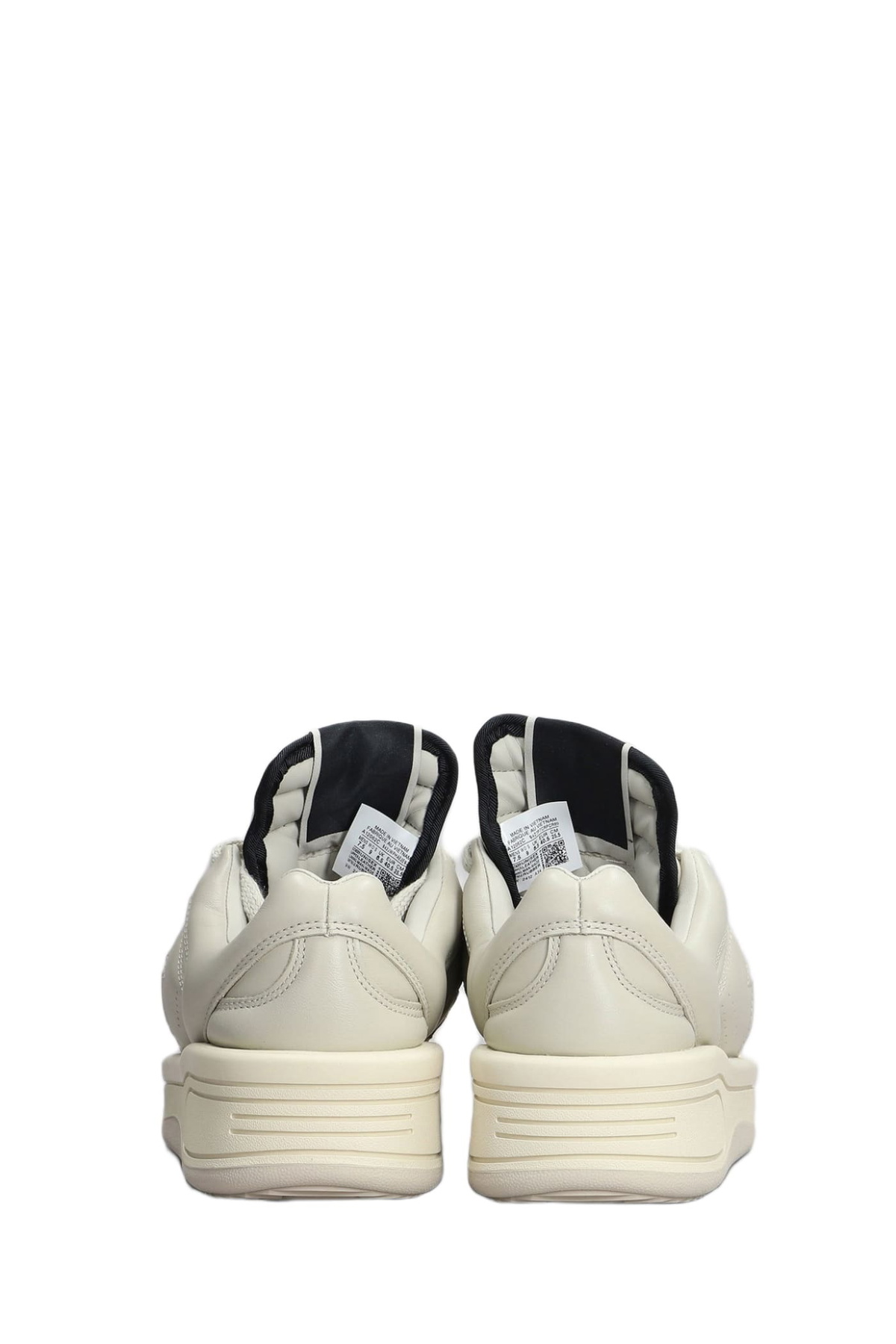DRKSHDW Turbowpn Ox Sneakers In Grey Leather