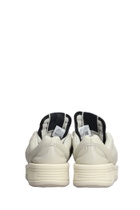 DRKSHDW Turbowpn Ox Sneakers In Grey Leather