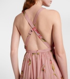 Dolce&Gabbana Floral silk chiffon gown