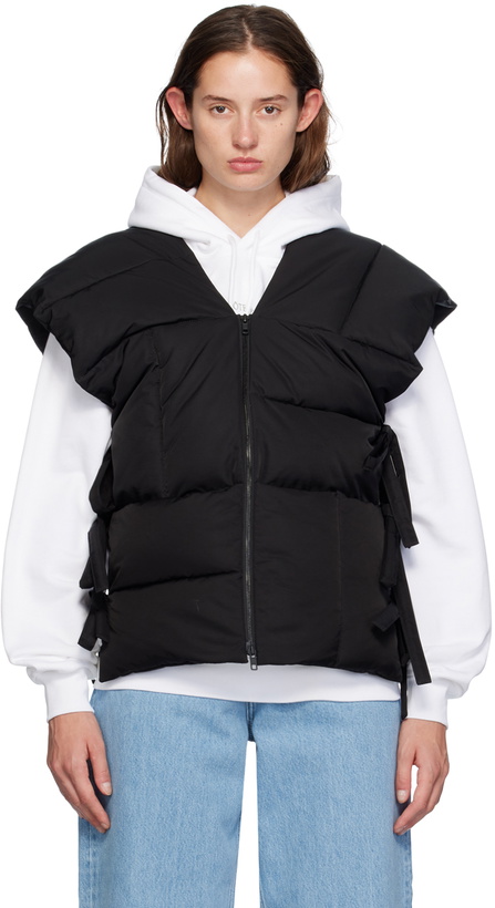 Photo: Kenzo Black Kenzo Paris Sleeveless Puffer Jacket