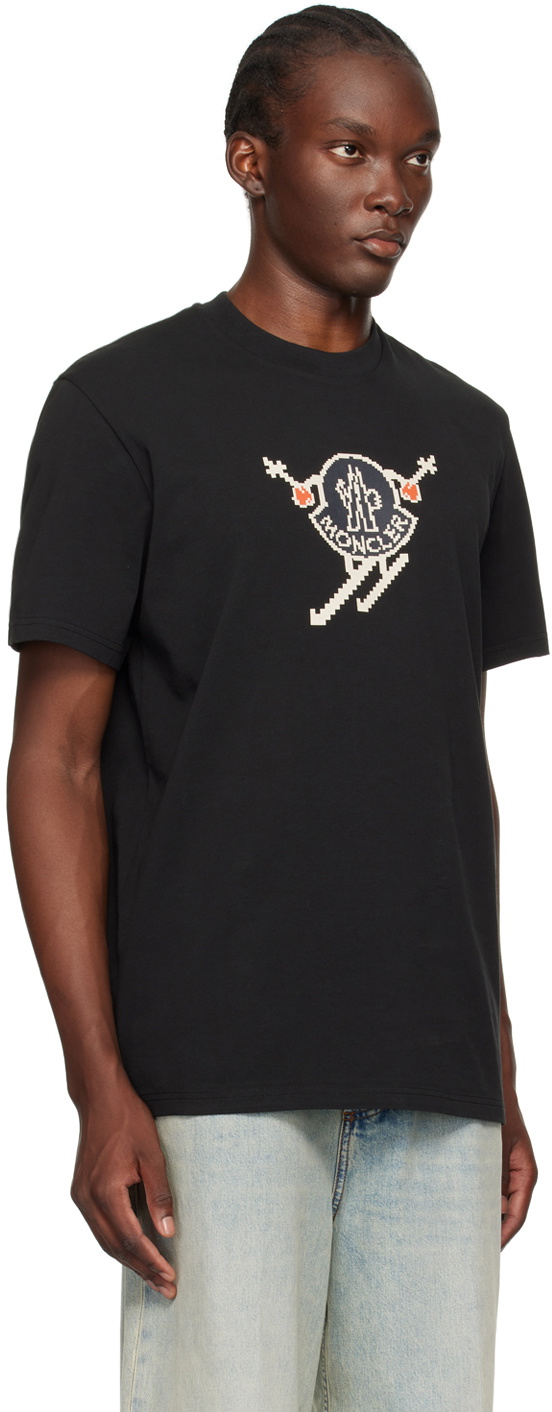 Moncler Black Ski Logo T-shirt Moncler