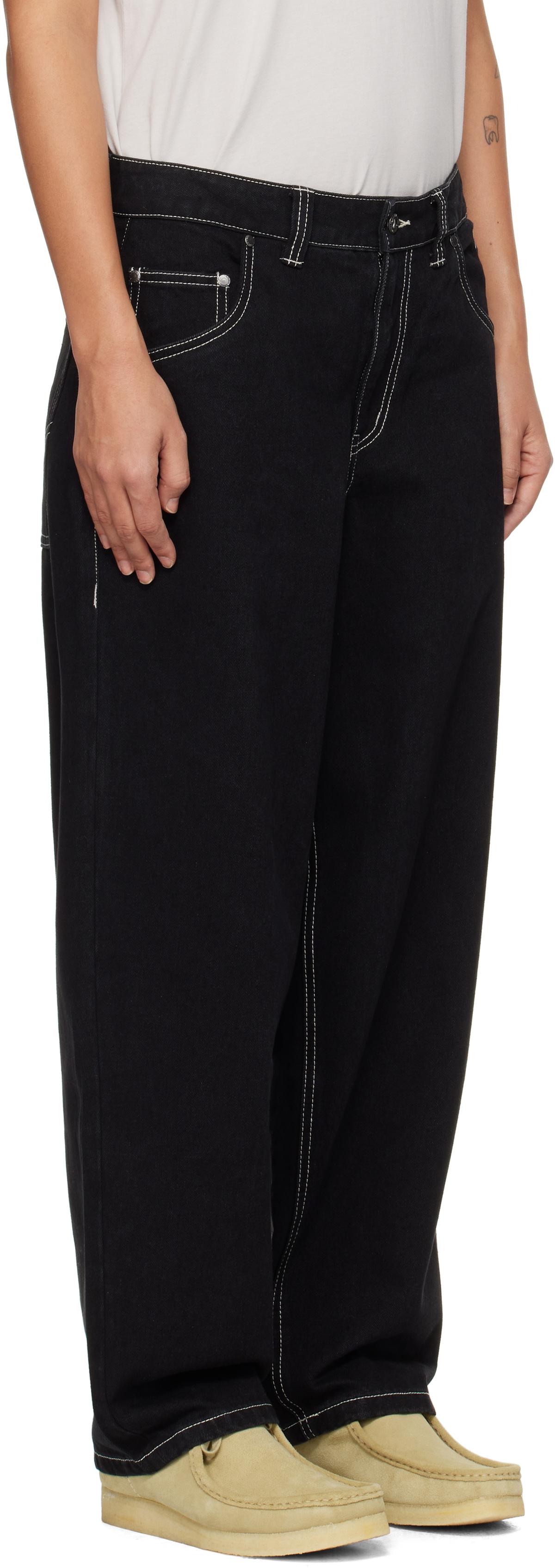 Dime Black Classic Baggy Jeans