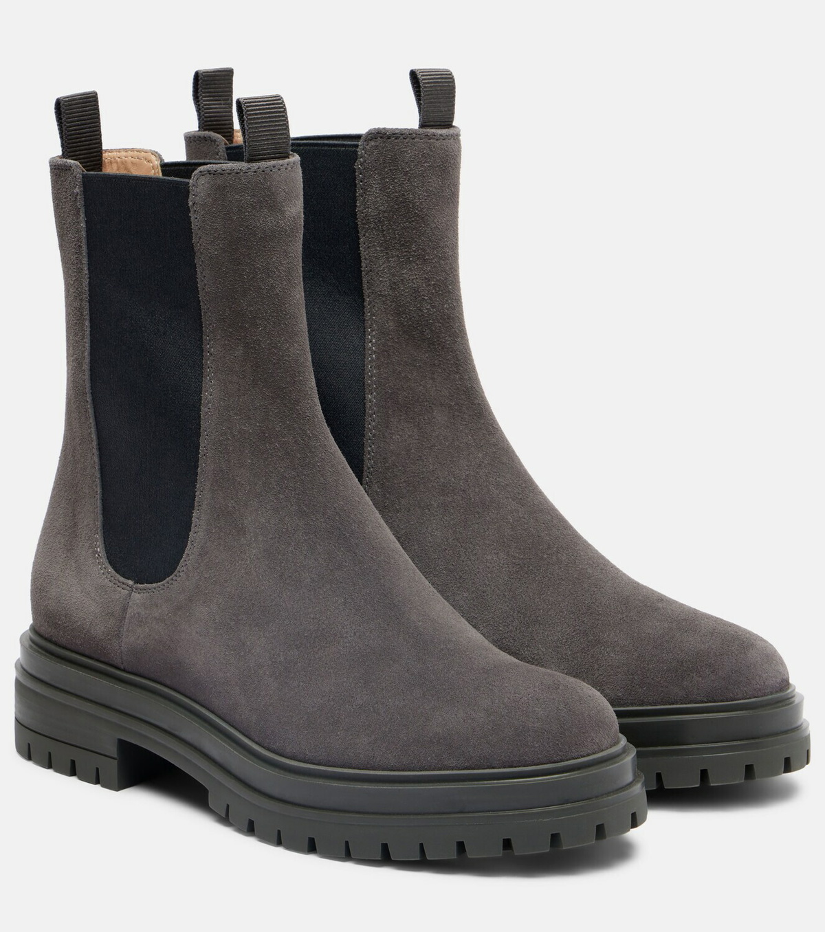 Gianvito Rossi Chester suede Chelsea boots