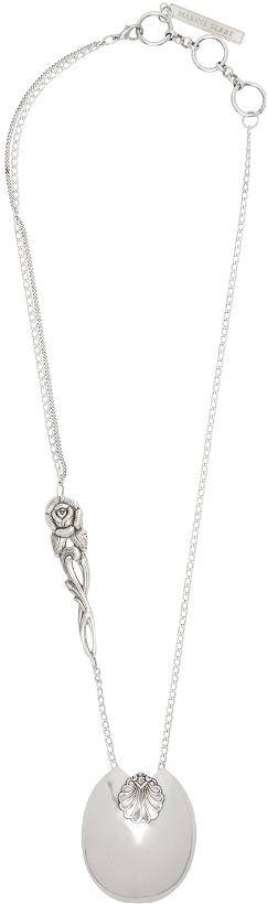 Photo: Marine Serre Silver Reassembled Cutlery Long Necklace