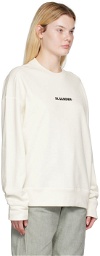 Jil Sander Off-White Printed Sweatshirt
