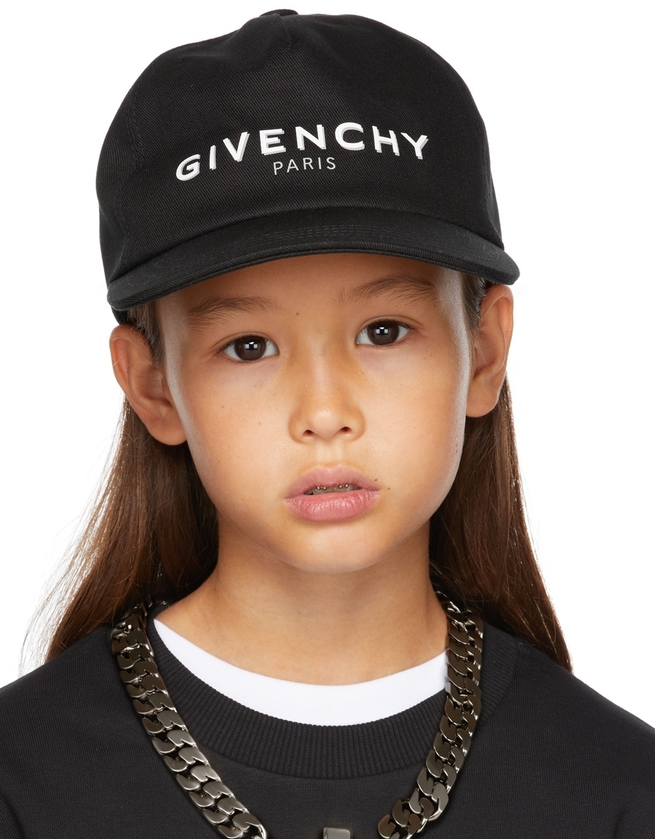 Givenchy Kids Black Logo Cap Givenchy