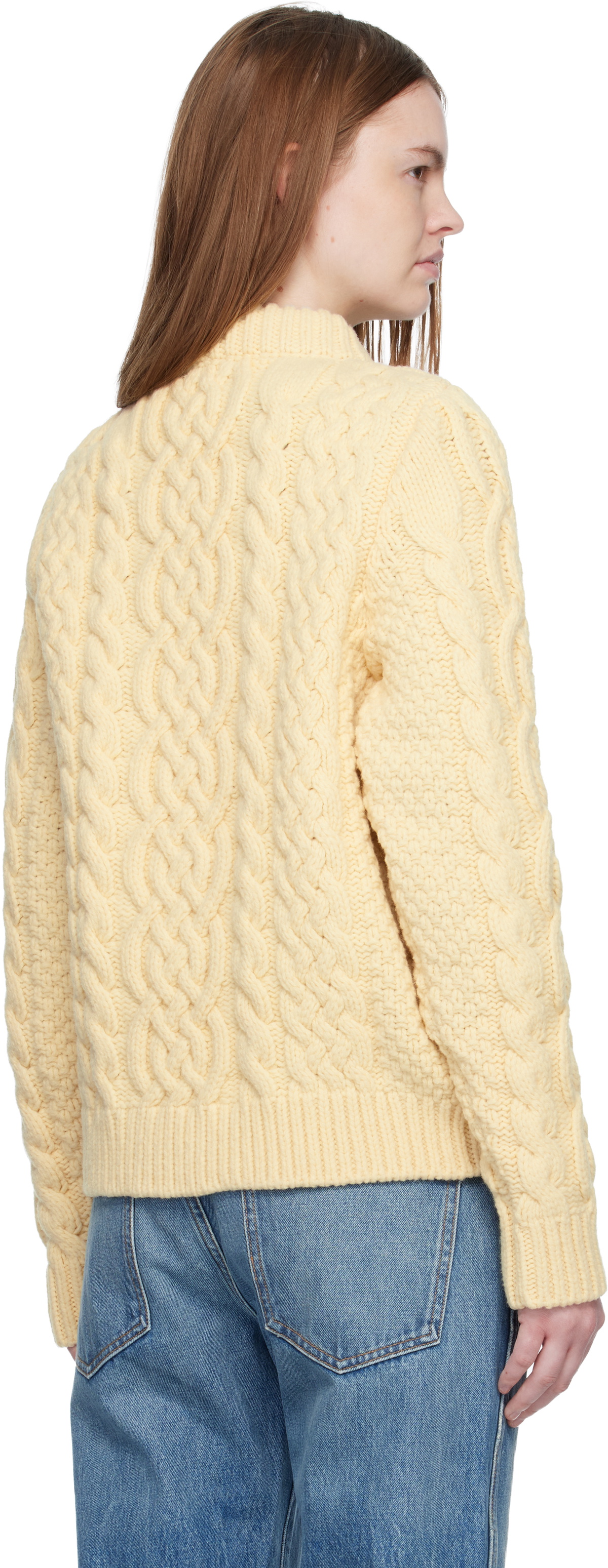Baserange Off-White Lens Sweater