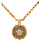 Versace Gold Medusa Round Necklace