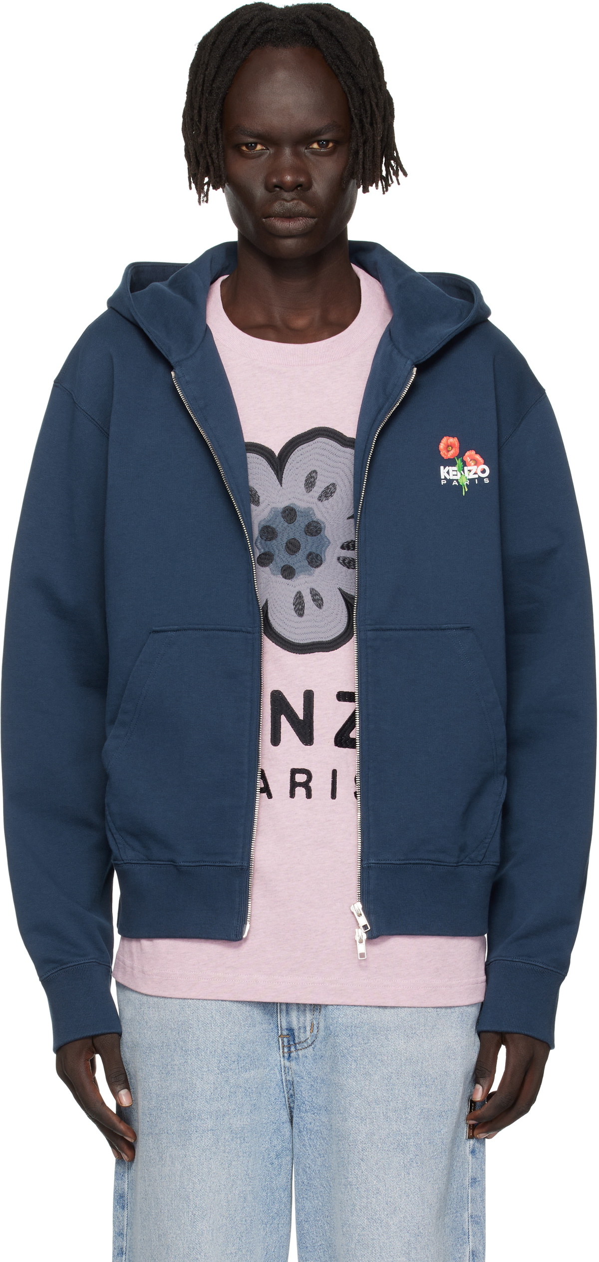 Kenzo Brown Kenzo Paris 'KENZO Happy Tiger' Embroidered Hoodie Kenzo