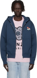 Kenzo Navy Kenzo Paris 'KENZO Archive Bouquet' Full-Zip Hoodie