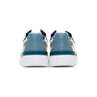 Givenchy Blue and White Three-Toned Wing Low Sneakers