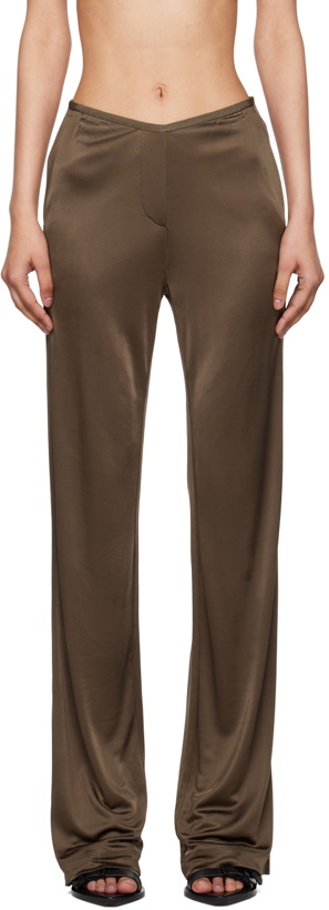 Photo: Helmut Lang Brown Car Trousers