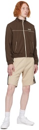 Sporty & Rich SSENSE Exclusive Brown Track Jacket
