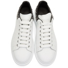 Alexander McQueen White Studded Logo Oversized Sneakers