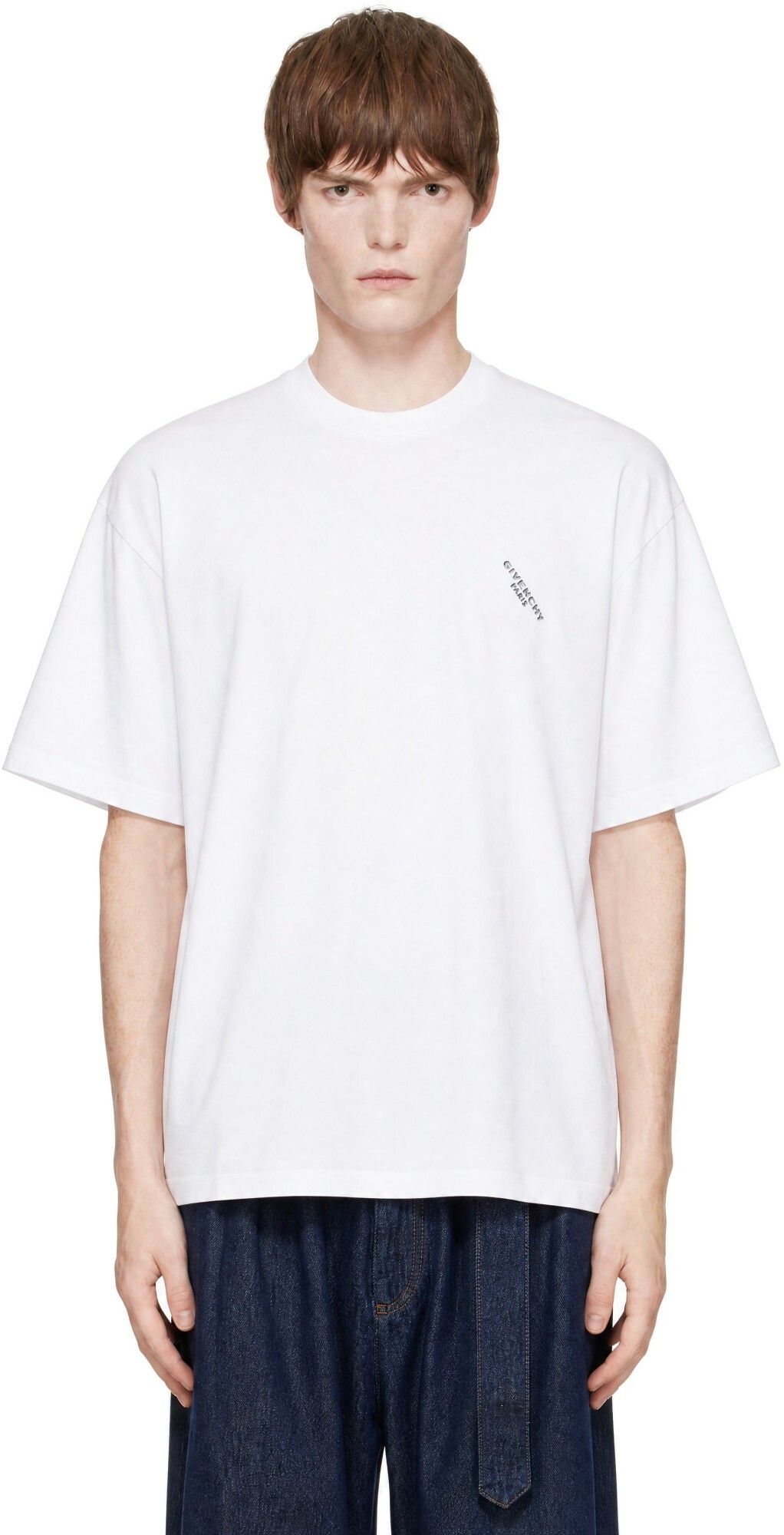 Givenchy White Regular Fit T-shirt