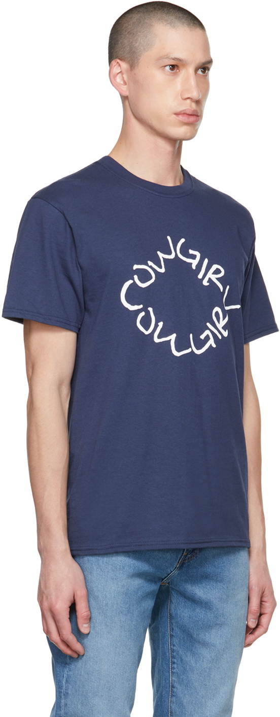 Cowgirl Blue Co Navy Penmanship T-Shirt
